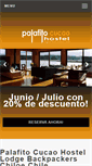 Mobile Screenshot of hostelpalafitocucao.cl