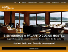 Tablet Screenshot of hostelpalafitocucao.cl